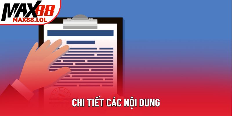 Chi tiết các nội dung